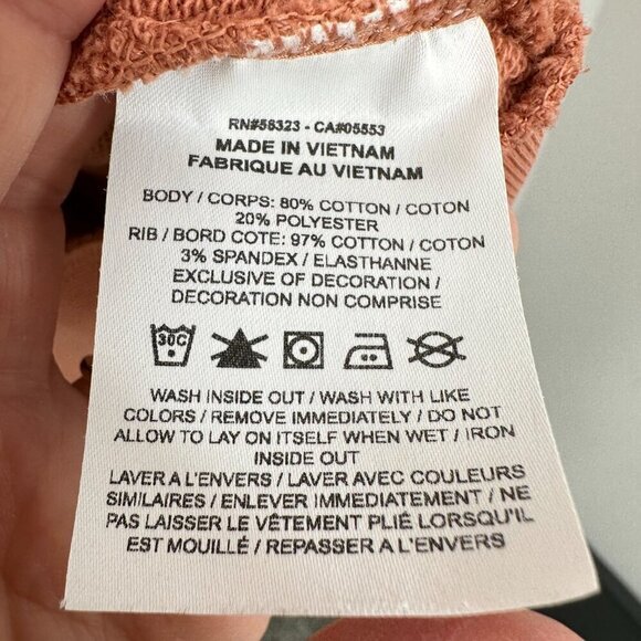 Nike‎ Women's Size XS Femme Crew Jumper Terra Blush Pink Tan Loungewear Active - Picture 5 of 8